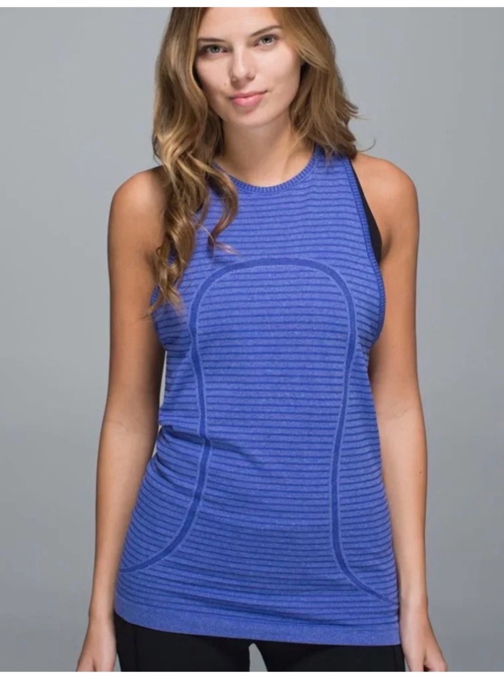 Lululemon Swiftly Tech Racerback Tank |  Heathered Pigment Blue| Size 4